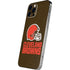 NFL Cleveland Browns Distressed iPhone 12 Pro Skin